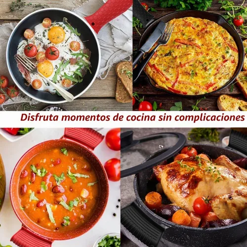 Vista 5 de Cobertura de mango de silicona con asistencia para ollas calientes, cubiertas de mango de sartén caliente, portamango de olla, funda de mango