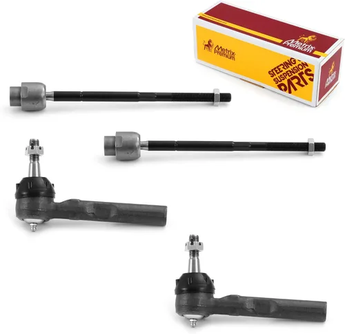 Vista 115 de Metrix Premium Chassis Parts - Kit de 4 piezas de extremos de barra de acoplamiento frontal exterior e interior compatible con Nissan Pathfinder