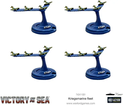 Vista 7 de Warlord Victory at Sea - Flota alemana Kriegsmarine para victoria en el mar, acorazado de mesa de la Segunda Guerra Mundial, kit de plástico