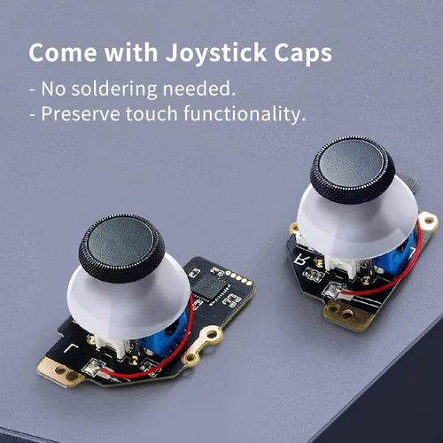 Vista 4 de GuliKit Hall Effect Sensor Joystick for Steam Deck(Type A and Type B), No Drifting, Electromagnetic Module LeftRight Thumbstick Replacement