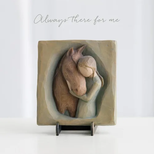 Vista 3 de Willow Tree - Placa "Quiet Strength" por Susan Lordi. 26517