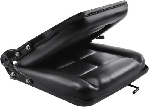 Vista 5 de Asiento universal ajustable para carretilla elevadora, reemplazo de asiento de suspensión completa con cinturón de seguridad para asiento mecánico