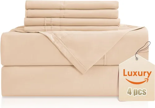 Vista 58 de CozySmile Juego de Sábanas Suaves como Seda Twin XL - Sábanas de Microfibra Transpirable Refrescante de Lujo de 3 Piezas, Bolsillo Profundo de 16