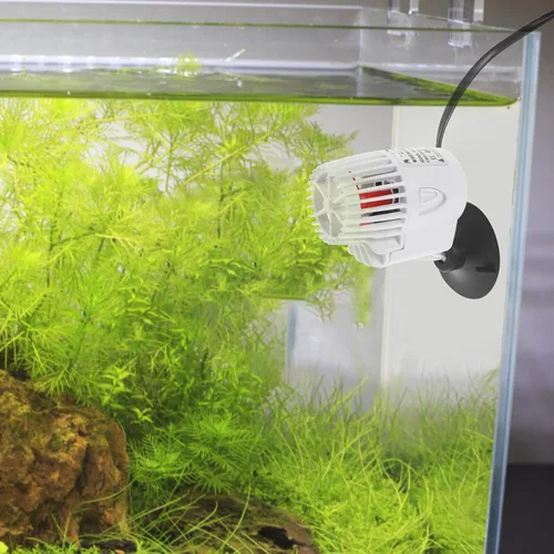 Vista 9 de INOOMP Aquarium Wave Maker Pump with Suction Cup Bracket Powerful Circulation and Water Cleaning for Fish Tank Quiet Plastic Surf Pump with US Plug