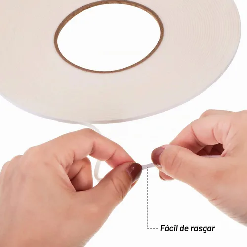 Vista 5 de Zonon - 3 rollos de cinta de espuma de doble cara, 1/8 pulgadas por 50 pies