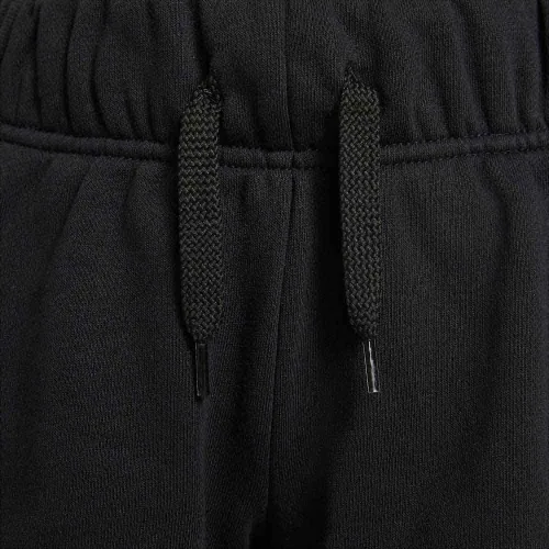 Vista 6 de Nike NSW Club French Terry Shorts para niña (niños pequeñosniños grandes) NegroBlanco LG (14 niños grandes), NegroBlanco, Grande