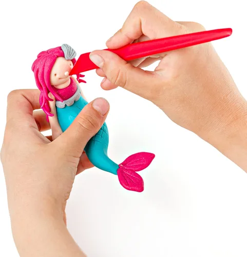 Vista 5 de FIMO Kids 10013786 Forma Play Sirena, surtido, multicolor