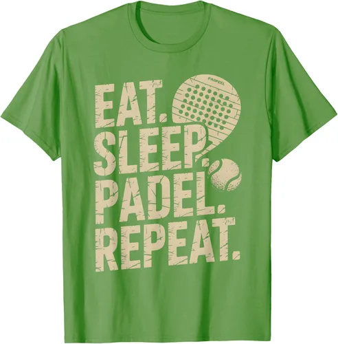 Vista 16 de Camiseta Eat Sleep Padel Repeat Padel Jugador de Tenis