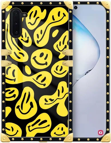 Vista 10 de DAIZAG Funda compatible con Samsung Galaxy Note 10, diseño colorido de cactus dorado, funda protectora de TPU suave antiarañazos