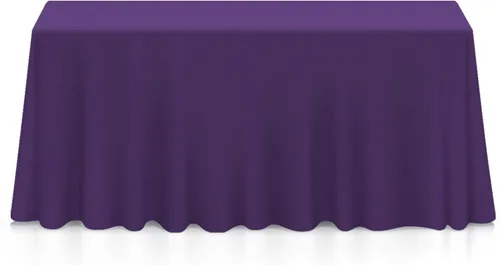 Vista 28 de Lann's Linens - Mantel rectangular de tela de poliéster de primera calidad para bodas, banquetes y restaurantes Rojo