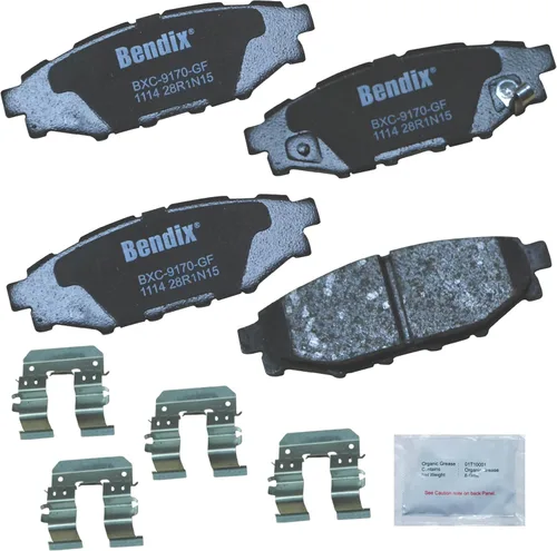 Vista 70 de Bendix Priority1 CFC154 - Juego de pastillas de freno de disco para Avanti II, Century, LeSabre, Regal, Riviera, chasis comercial, DeVille