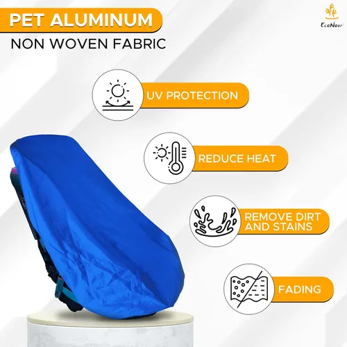 Vista 3 de EcoNour Protector de asiento de automóvil, funda impermeable para asiento de automóvil con acolchado grueso, protector de asiento trasero