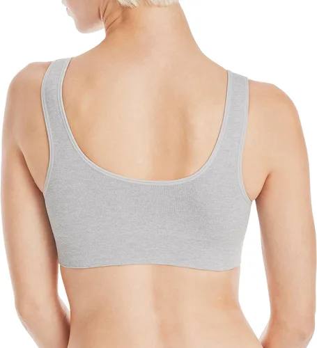 Vista 3 de Hanes Womens Wireless Bra, Full-Coverage Pullover Stretch-Knit Bra, Smoothing T-Shirt Bra