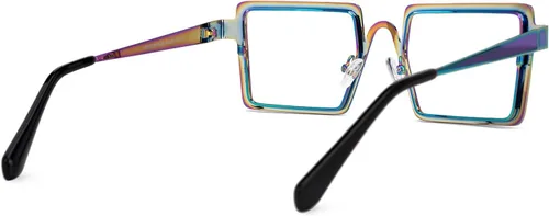 Vista 5 de VOOGLAM Gafas de bloqueo de luz azul rectángulo con estilo para mujer, anti fatiga ocular UV Cairbre