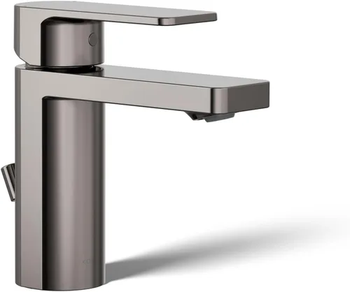 Vista 17 de Kohler 23472-4-BN Parallel® - Grifo para lavabo de baño con mango único, 1.2 gpm, níquel cepillado vibrante