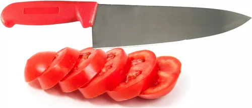 Vista 5 de Cuchillo de chef de 8 pulgadas de varios colores y paquetes, cubiertos de cocina comercial Razor Sharp - Cuchillos de cocina