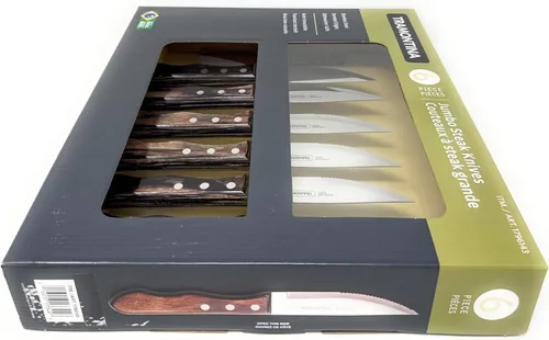 Vista 5 de Tramontina Juego de cuchillos para carne, 6 piezas, Jumbo