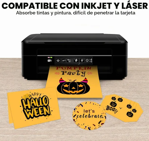 Vista 4 de Goefun 100 Sheets Yellow Cardstock 8.5 x 11 65lb Paper Amarillo