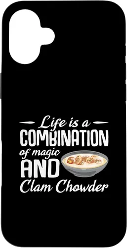 Vista 22 de iPhone 16 Life is a combination of magic and Clam Chowder Case
