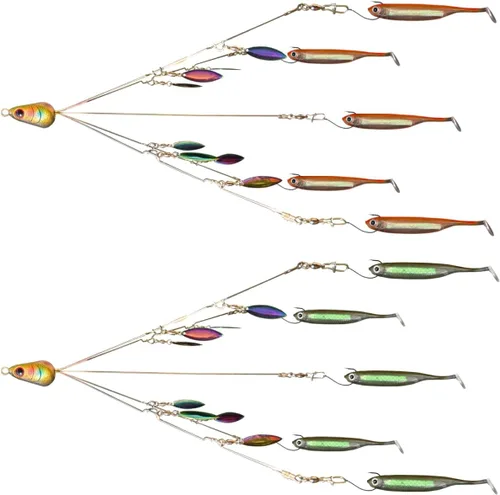Vista 6 de Kit de equipo de pesca, plataformas Alabama de 3 amr o 5 amr
