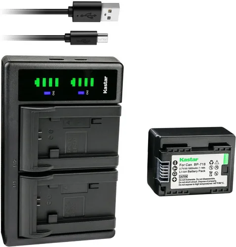 Vista 8 de Kastar Cargador de batería USB LTD2 para Canon VIXIA HF R50 HFR50, VIXIA HF R52 HFR52, VIXIA HF R60 HFR60, VIXIA HF R62 HFR62, VIXIA HF R70 HFR70