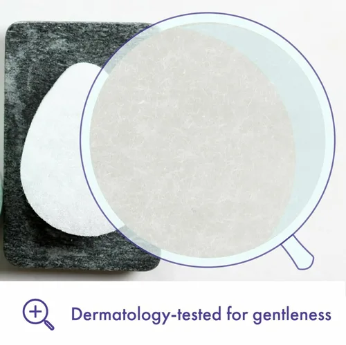 Vista 3 de Buf-Puf Esponja facial, desarrollada por dermatólogos, elimina la suciedad profunda y el maquillaje que causa brotes y puntos negros, reutilizable