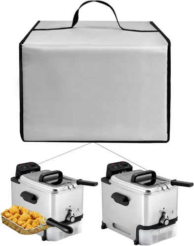 Vista 10 de Funda de nailon resistente para freidora de aire resistente al agua y al calor para freidora T-fal 3.5L para freidoras eléctricas totalmente