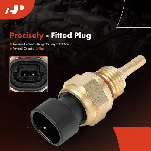 Vista 3 de A-Premium Sensor de temperatura del refrigerante del motor [2 pines] compatible con Ram 2500 2011-2018/2020, 3500 2011-2019/2021, 4500