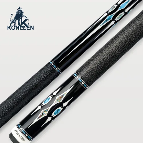 Vista 4 de KONLLEN Pool Cue, Dual Shaft, Carbon Fiber & Maple Shaft, Low Deflection