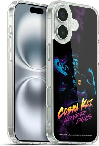 Vista 83 de Head Case Designs Funda de gel suave con licencia oficial de Cobra Kai Eagle Fang Logo Key Art compatible con Apple iPhone 7 Plus/iPhone 8 Plus