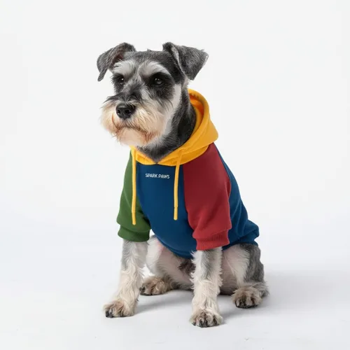 Vista 58 de Spark Paws Sudadera con capucha para perro, suéter de primera calidad para perros pequeños, medianos y grandes Trajes cálidos para bulldogs