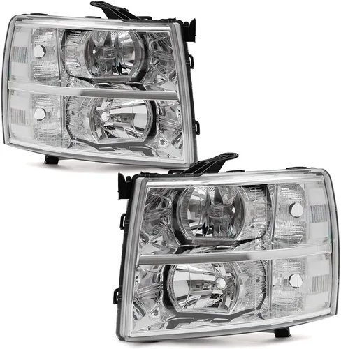 Vista 30 de CHEDA Conjunto de Faros Delanteros Faro Compatible con GMC Canyon/Chevy Colorado 2004-2012 Conjunto de Faros Luces de Parachoques
