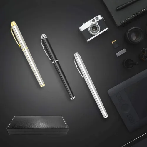 Vista 7 de Bolígrafos personalizados, bolígrafo y estuche grabados personalizados, regalos personalizados para padre, jefe, oficina, cumpleaños y graduación