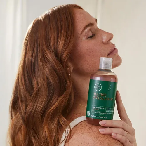 Vista 3 de Tea Tree Champú de color especial, limpia suavemente, protege el color del cabello, para cabello teñido