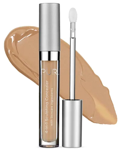 Vista 11 de PÜR MINERALS 4-in-1 Sculpting Concealer for Women - Conceals, Brightens, Plumps & Corrects - Hydrating & Moisturizing Makeup Concealer with Medium