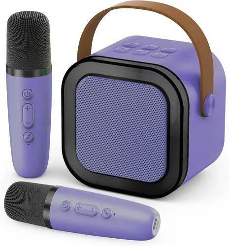 Vista 10 de Mini máquina de karaoke para niños y adultos, 2026, los mejores regalos de cumpleaños para niñas y niños de 3, 4, 5, 6, 7, 8 años, juguetes