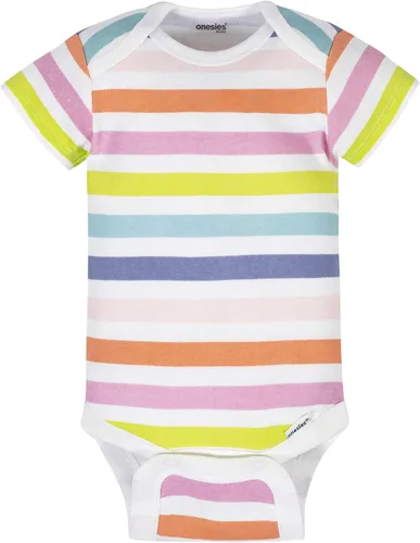 Vista 5 de Onesies Brand baby-girls 8-pack Short Sleeve Mix & Match Bodysuits
