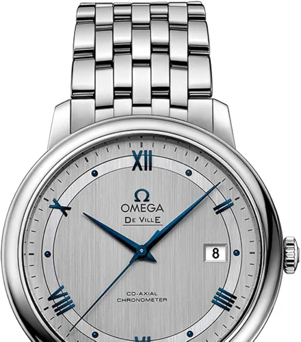 Vista 2 de Omega Prestige Co-Axial - Reloj automático para hombre con esfera plateada 42410402002001