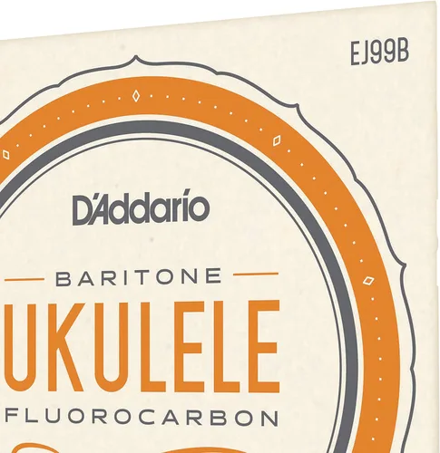 Vista 4 de D'Addario - Juego de cuerdas para ukelele barítono, fluorocarbono, EJ99B, 4 cuerdas, paquete de 1