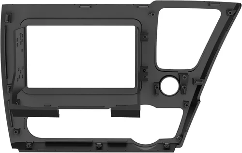 Vista 2 de Metra 95-7882B Honda Civic 2013 - Kit de montaje para tablero de doble DIN, color negro
