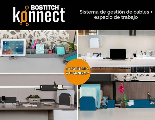 Vista 8 de Bostitch Office - Perforadora de 3 agujeros, metal duradero, base de goma