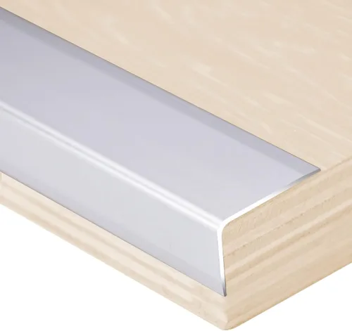Vista 7 de Borde de tira de transición de piso de aluminio, reductor de umbral impermeable de madera a azulejos, para puertas de entrada