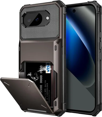 Vista 19 de Vofolen Funda tipo cartera para Moto G Play 2025 con tarjetero de doble capa, resistente, a prueba de golpes, protección contra caídas, tapa oculta