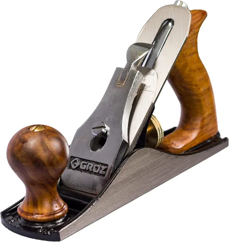 Vista 4 de Groz 39700 SP/3 - Plano alisador n.º 3 con cortador de 1.772 in, longitud de 9-1/2 pulgadas, cepilladora manual ajustable con base de hierro fundido