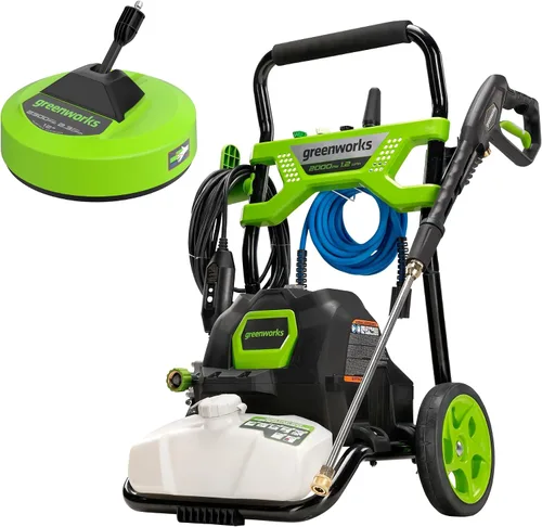 Vista 19 de Greenworks 2000 PSI 1.2 GPM Lavadora a presión (marco abierto GPW2003) GPW2003