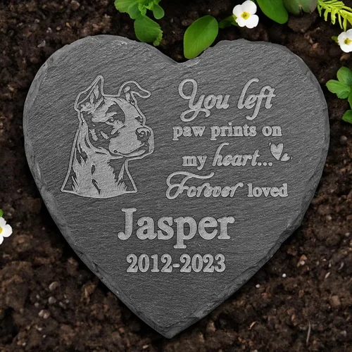 Vista 6 de Piedra conmemorativa de Golden Retriever, estatua de Golden Retriever, placa conmemorativa de Golden Retriever, regalos conmemorativos de Golden
