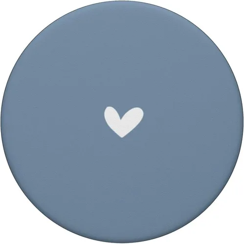 Vista 3 de Azul polvoriento: lindo y simple, bohemio, dibujado a mano, PopSockets intercambiables PopGrip