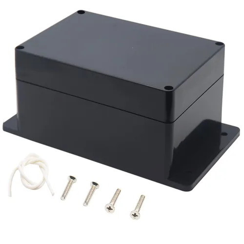 Vista 8 de Zulkit Caja de conexiones de plástico ABS a prueba de polvo, impermeable, IP65, cajas eléctricas universales, carcasa para proyectos con oreja fija