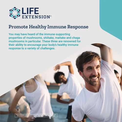 Vista 7 de Life Extension Inmune de hongos con beta glucanos