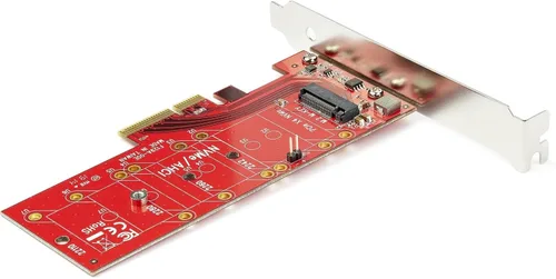 Vista 3 de StarTech Adaptador M2 PCIe SSD - x4 PCIe 3.0 NVMe / AHCI / NGFF / M-Key - Perfil Bajo y Perfil Completo - Adaptador SSD PCIe M.2, TAA (PEX4M2E1)